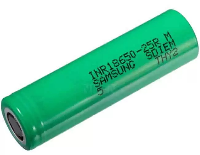 Samsung INR18650-25R 2500mAh – 20A