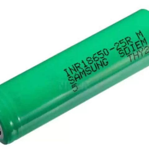 Cellule Samsung INR18650-25R 2500mAh 20A au format 18650