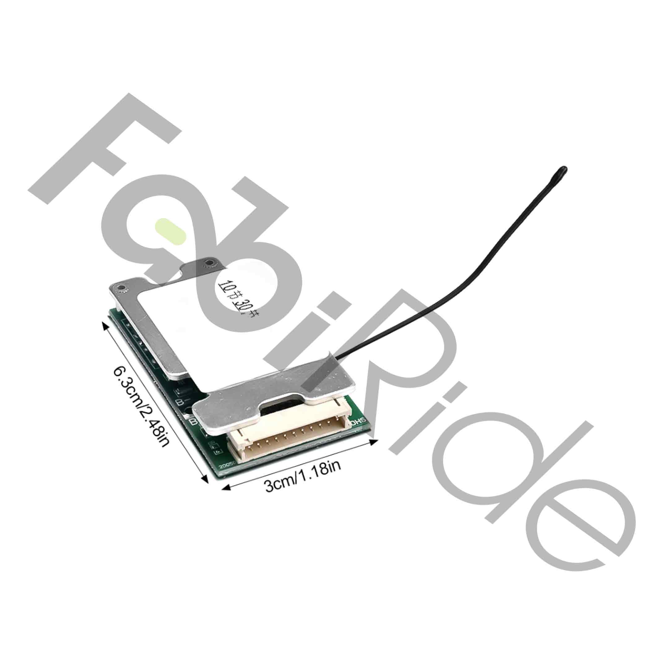 Bornes B-, P-/C- et fils d'équilibrage B1-B10 de la carte BMS 10S 36V 30A
