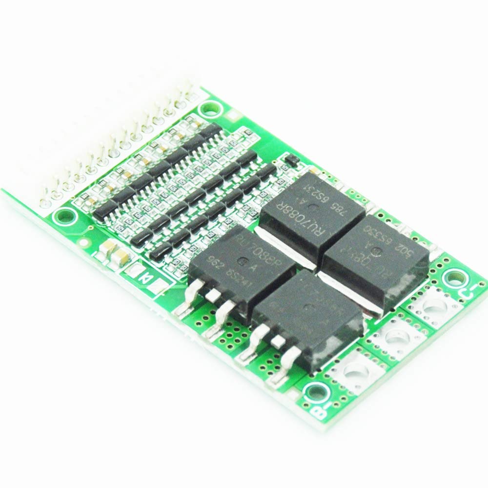 BMS 25A de 31,5 x 55,1 mm avec plots de fils d'équilibrage 6S à 13S