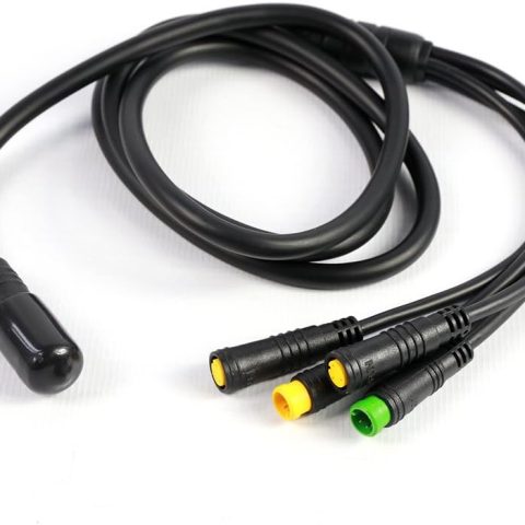 Câble répartiteur Higo 1T4 Bafang noir avec une entrée et quatre sorties