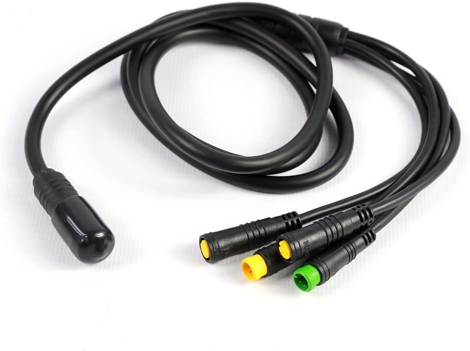 Câble répartiteur Higo 1T4 Bafang noir avec une entrée et quatre sorties