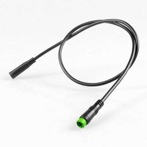 Câble rallonge Higo 5 broches noir avec connecteur IP65 pour vélo électrique
