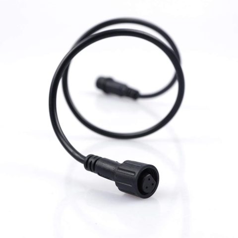 Câble rallonge capteur de vitesse Higo 3 broches IP65 de couleur noire