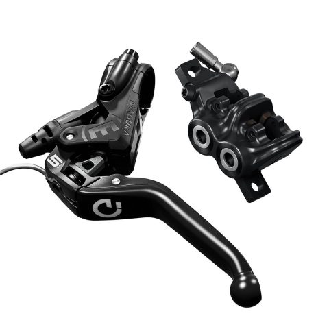 Kit de freins Magura MT5e HIGO NO avec étrier 4 pistons et levier Carbotecture
