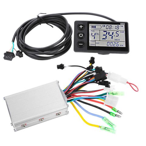 Contrôleur moteur 350W BLDC avec écran intégré pour vélo électrique
