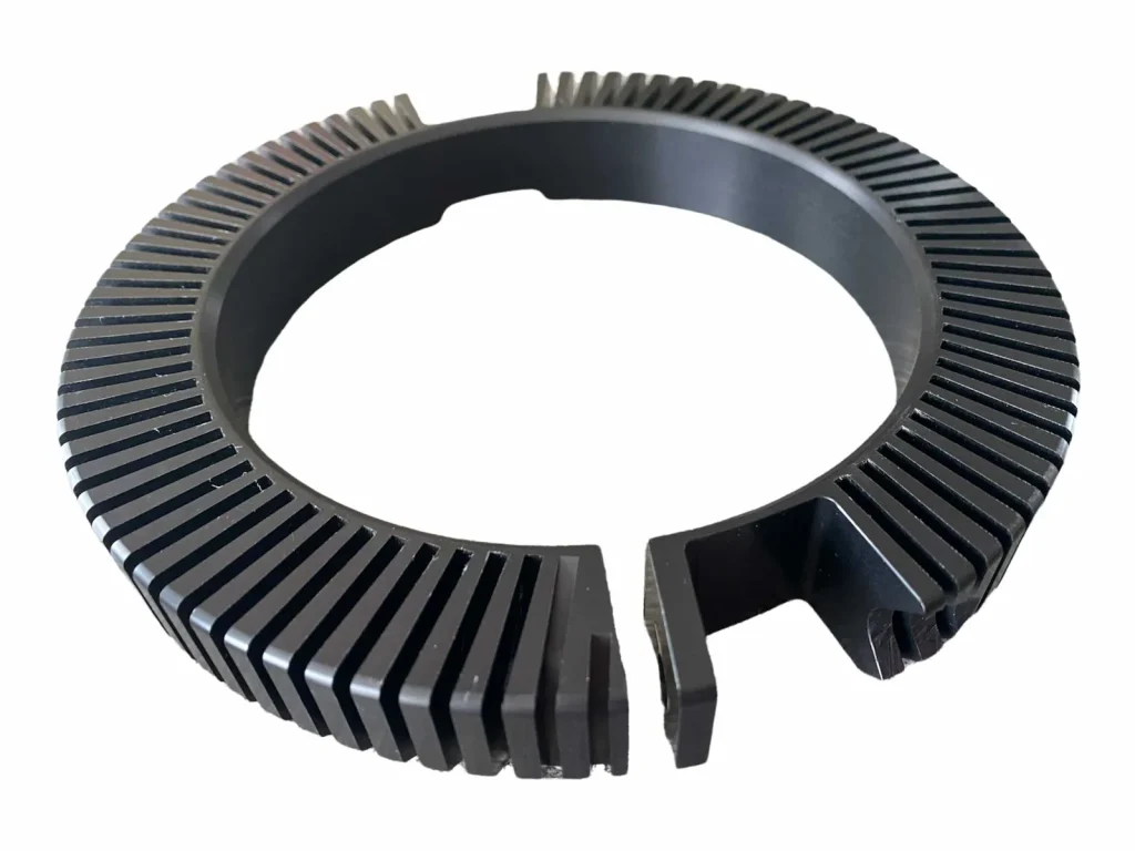 Radiateur moteur en aluminium noir pour le moteur de l'INOKIM OXO