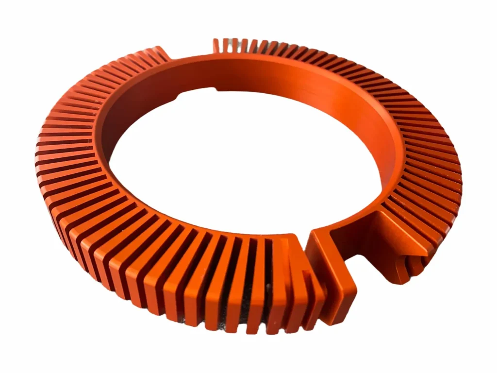 Radiateur moteur en aluminium orange pour le moteur de l'INOKIM OX